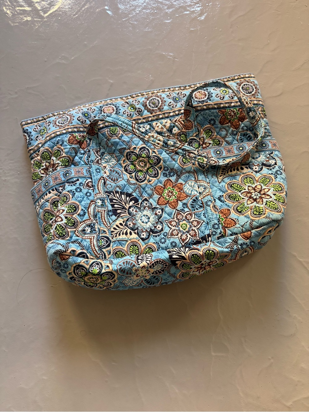 Vera Bradley Quilted Shoulder Tote